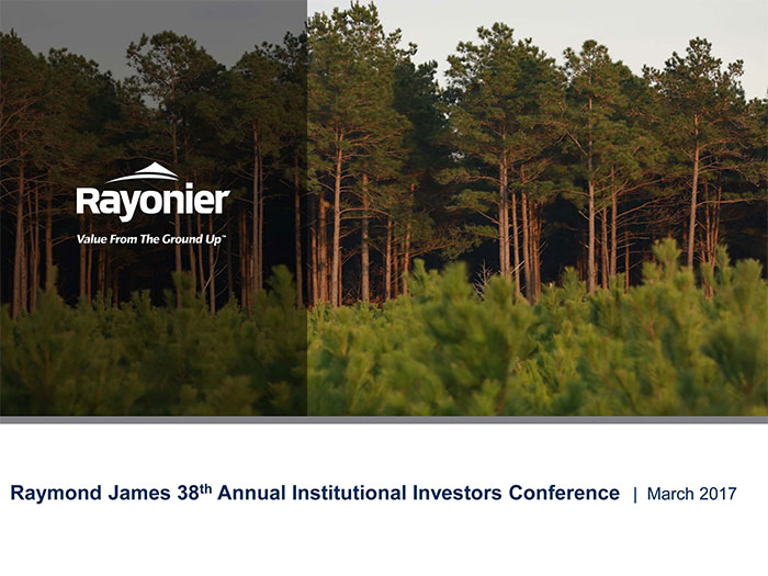 Raymond James 38th Annual Institutional Investors Conference - March 2017
