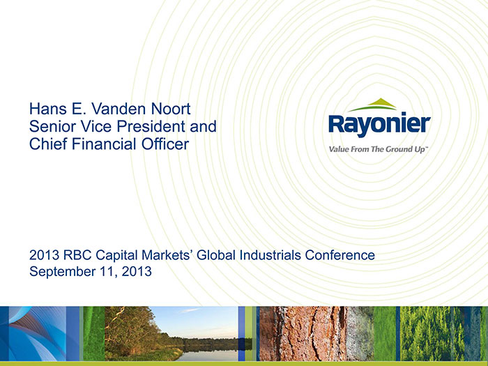2013 RBC Capital Markets’ Global Industrials Conference - September 2013