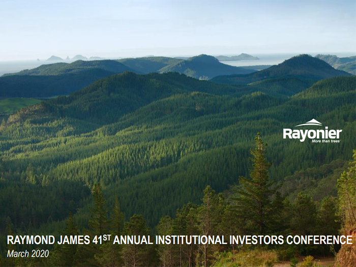 Raymond James 41st Annual Institutional Investors Conference - March 2020