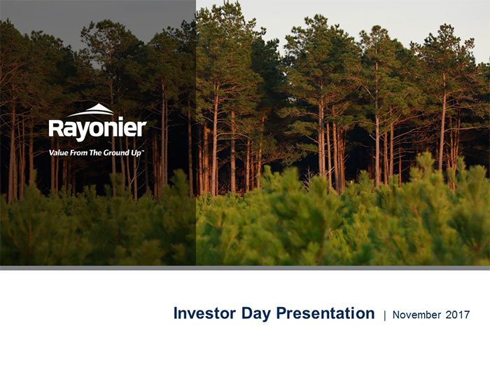 November 2017 Investor Day Presentation