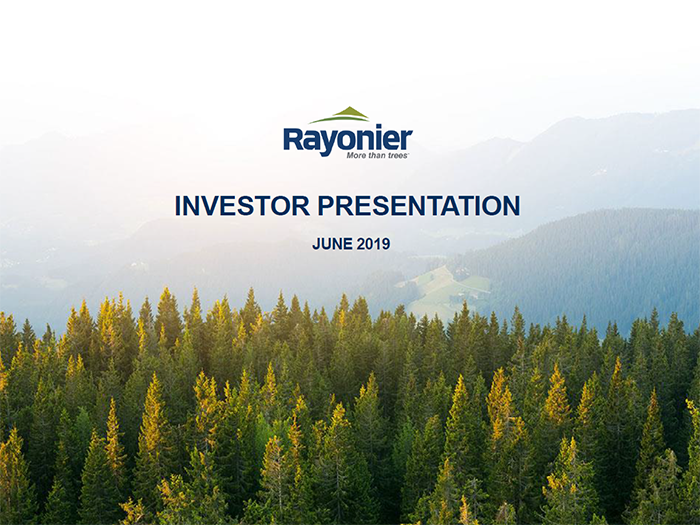 June 2019 Investor Presentation