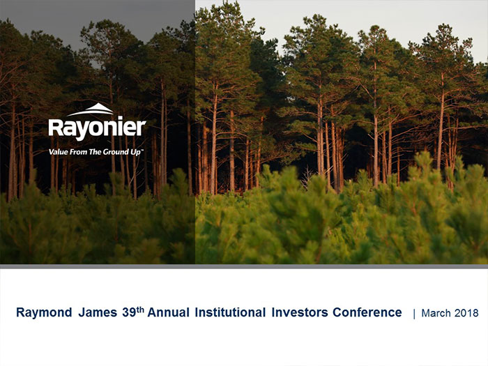 Raymond James 39th Annual Institutional Investors Conference - March 2018