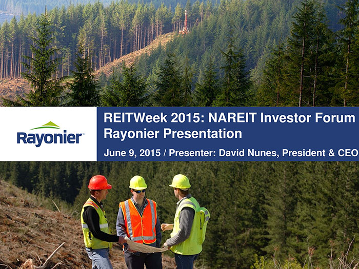 REITWeek 2015: NAREIT Investor Forum - June 2015