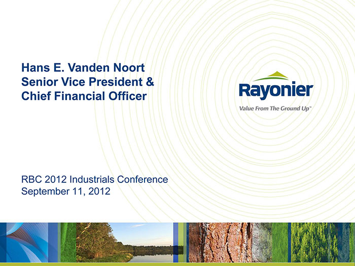 RBC 2012 Industrials Conference - September 2012