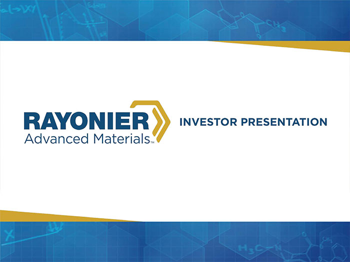 June 2014 Rayonier Advanced Materials Investor Presentation 