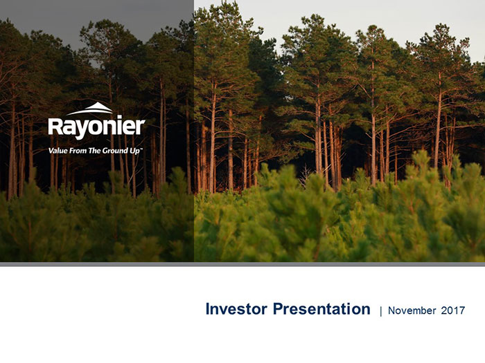 November 2017 Investor Presentation 
